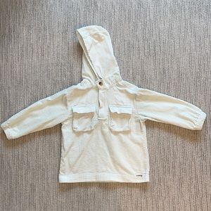 Zara boys 4-5 corduroy zip jacket